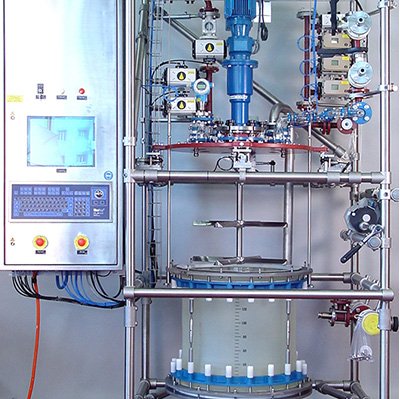 Reactor SPPS para síntesis de péptidos 