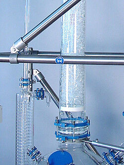 Columna empaquetada con anillos Raschig