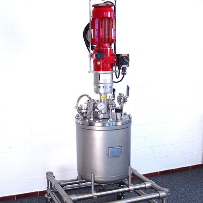 Reactor de hidrogenación de 50 litros, 10 bar, móvil