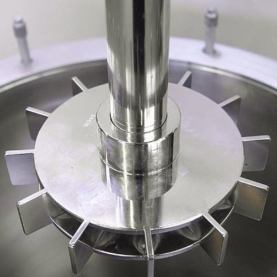 Pala turbina para las hidrogenaciones