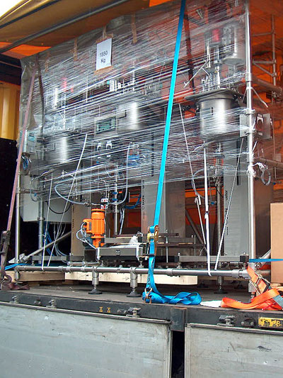 Shipping of complete Skid