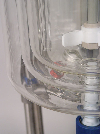Vaso de vidrio con triple pared para química de baja temperatura