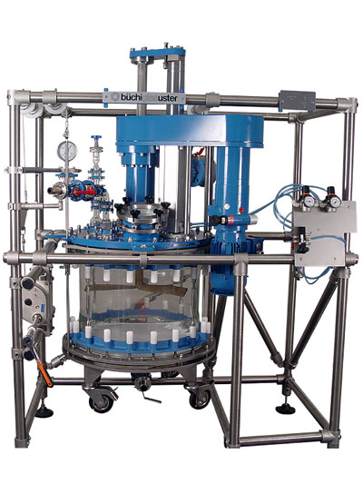 Stirred nutsche filter, solid phase reactor