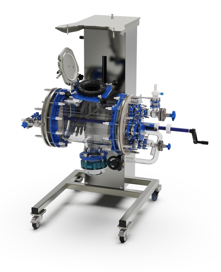 High containment filter (discharge position) 