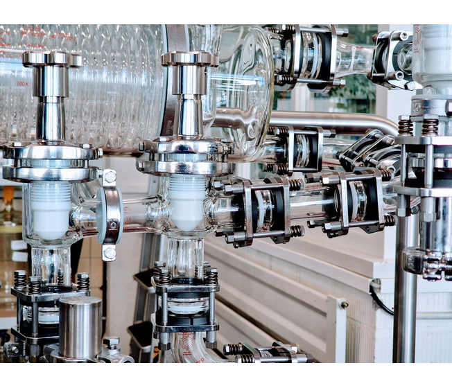 Glass valves for HPAPI process equipment